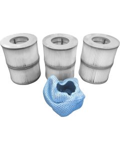 6x Mspa bubbelbad filters 2 stuks (model 2020) + 1x hoesje