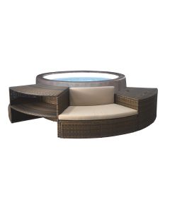 Bubbelbad Netspa Vita Premium 6 persoons + Meubel ombouwset